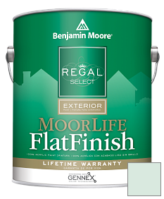 Краска Regal Select Exterior Paint-MoorLife Flat Finish (W105) цвет 848 Lakeshore Green