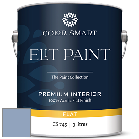 COLOR SMART CS 745 ELIT PAINT глубокоматовая моющаяся краска цвет 1433 Blue Pearl