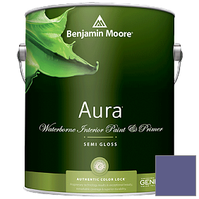 Краска Aura Waterborne Interior Semi-gloss Finish (528) цвет 1407 Mauve Bauhaus