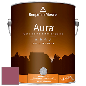 Benjamin Moore Aura 634 Waterborne Exterior Low Lustre Finish краска цвет 2085-30 Gypsy Love