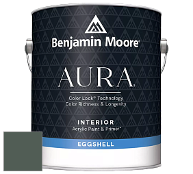 Benjamin Moore Aura 524 Waterborne Interior Eggshell Finish краска цвет 707 Calico Blue