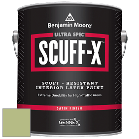 Benjamin Moore 486 Ultra Spec SCUFF-X Interior Satin Finish краска цвет NCS S 2030-G50Y 