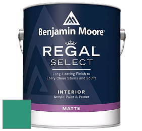 Benjamin Moore 548 IRegal Select Interior Paint - Matte краска цвет 608 Erin Green