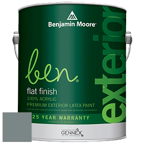 Benjamin Moore Ben 541 Waterborne Exterior Flat Finish краска цвет HC-161 BM HC-161