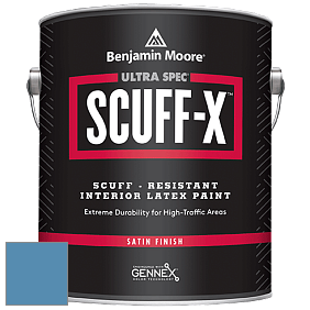 Benjamin Moore 486 Ultra Spec SCUFF-X Interior Satin Finish краска цвет NCS S 3040-R90B 