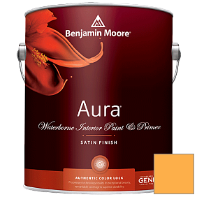Краска Aura Waterborne Interior Satin Finish (526) цвет 315 Oxford Gold
