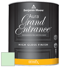 Benjamin Moore Aura 148 Grand Entrance High Gloss эмаль цвет 2033-60 Mantis Green