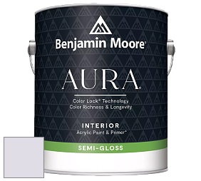 Benjamin Moore Aura 528 Waterborne Interior Semi-gloss Finish краска цвет 1394 Sugarplum