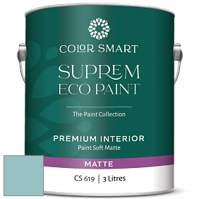COLOR SMART CS 619 SUPREM ECO PAINT матовая краска цвет 2051-50 Tranquil Blue