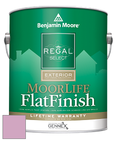 Benjamin Moore W105 Regal Select Exterior Paint-MoorLife Flat Finish краска цвет 2083-50 Pink Pansy