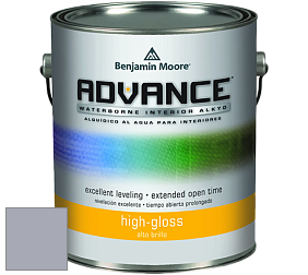 Benjamin Moore 794 Advance Interior Paint-High Gloss глянцевая алкидная эмаль цвет 2118-50 Excalibur Gray