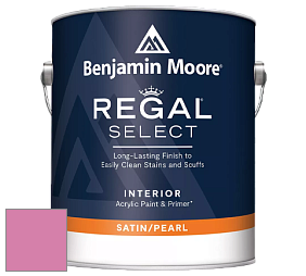 Benjamin Moore 550 Regal Select Waterborne Interior Pearl Finish краска цвет 1347 Pink Ladies