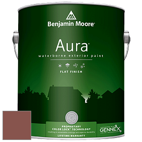 Benjamin Moore Aura 629 Waterborne Exterior Flat Finish краска цвет 2093-20 Fresh Clay
