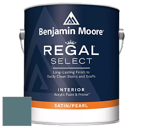 Benjamin Moore 550 Regal Select Waterborne Interior Pearl Finish краска цвет 720 Bella Blue