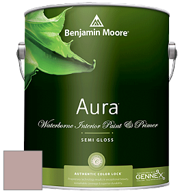 Benjamin Moore Aura 528 Waterborne Interior Semi-gloss Finish краска цвет 1243 Monet