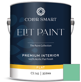 Краска COLOR SMART CS 745 ELIT PAINT глубокоматовая моющаяся краска цвет 2038-40 Monmouth Green