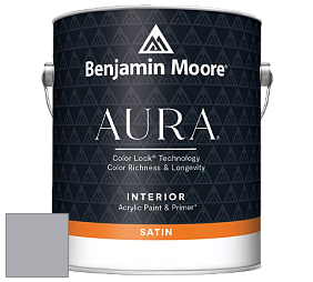 Benjamin Moore Aura 526 Waterborne Interior Satin Finish покрытие цвет NCS S 3005-R50B 