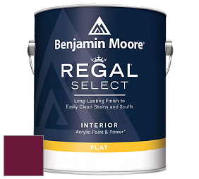 Benjamin Moore 547 Regal Select Waterborne Interior Flat Finish краска цвет RAL 4004 
