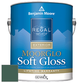 Benjamin Moore W096 Regal Select Exterior Paint-Moor GloSoft Gloss Finish краска цвет 602 Gondola Ride