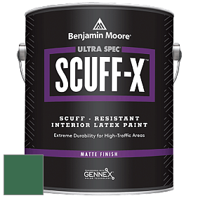 Benjamin Moore 484 Ultra Spec SCUFF-X Interior Matte Finish краска цвет 2040-20 Green Meadows