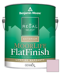 Краска Regal Select Exterior Paint-MoorLife Flat Finish (W105) цвет 2082-60 Pink Innocence