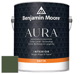 Benjamin Moore Aura 526 Waterborne Interior Satin Finish покрытие цвет RAL 6003 