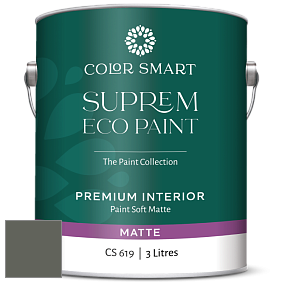 COLOR SMART CS 619 SUPREM ECO PAINT матовая краска цвет NCS S 7005-G50Y 