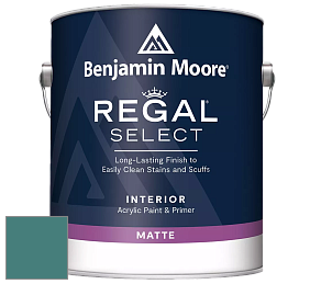 Benjamin Moore 548 IRegal Select Interior Paint - Matte краска цвет 2049-30 Teal Ocean
