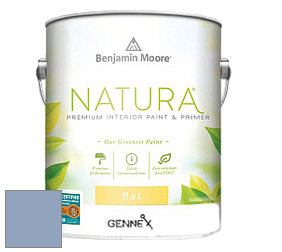 Benjamin Moore 514 Natura Interior Semi-Gloss Finish краска цвет 1433 Blue Pearl
