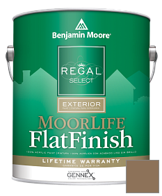 Краска Regal Select Exterior Paint-MoorLife Flat Finish (W105) цвет 1057 Maple Valley