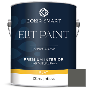 Краска COLOR SMART CS 745 ELIT PAINT глубокоматовая моющаяся краска цвет 1484 Ashwood Moss