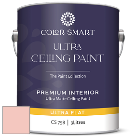 COLOR SMART CS 758 ULTRA CEILING PAINT ультраматовая краска цвет 009 Blushing Brilliance