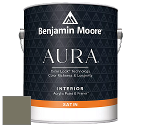 Benjamin Moore Aura 526 Waterborne Interior Satin Finish покрытие цвет NCS S 6010-G70Y 