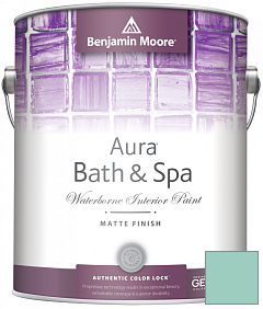 Краска Benjamin Moore Aura Bath & Spa Interior Paint Matte Finish (532) цвет 647 Fun 'n Games