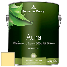 Benjamin Moore Aura 528 Waterborne Interior Semi-gloss Finish краска цвет 2022-50 Sundance