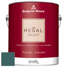 Benjamin Moore 550 Regal Select Waterborne Interior Pearl Finish краска цвет 2053-20 Dark Teal