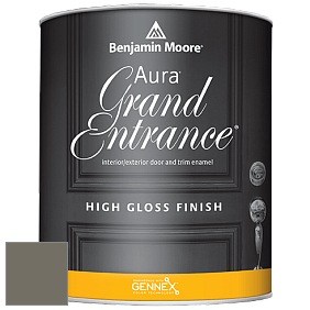 Benjamin Moore Aura 148 Grand Entrance High Gloss эмаль цвет 2139-30 Sharkskin