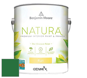 Benjamin Moore 514 Natura Interior Semi-Gloss Finish краска цвет RAL 6001 