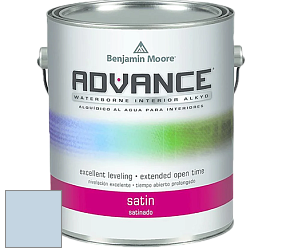 Benjamin Moore 792 Advance Interior Paint-Satin эмаль цвет 820 Misty Blue