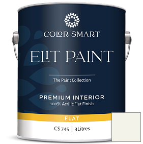 Краска COLOR SMART CS 745 ELIT PAINT глубокоматовая моющаяся краска цвет 2144-70 Snowfall White
