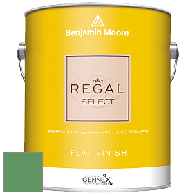Benjamin Moore 547 Regal Select Waterborne Interior Flat Finish краска цвет 2036-30 Green with Envy