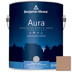 Краска Aura Waterborne Exterior Semi-Gloss Finish (632) цвет 1160 Chadwick Brown