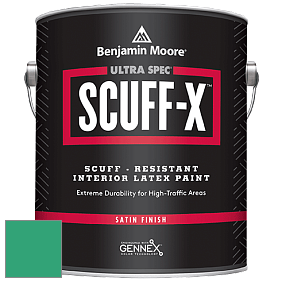 Benjamin Moore 486 Ultra Spec SCUFF-X Interior Satin Finish краска цвет 2042-30 Hummingbird Green