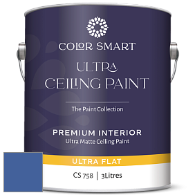 COLOR SMART CS 758 ULTRA CEILING PAINT ультраматовая краска цвет 2067-30 Twilight Blue