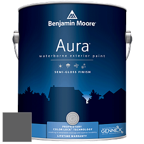 Benjamin Moore Aura 632 Waterborne Exterior Semi-Gloss Finish краска цвет 2121-10 Gray