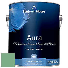 Benjamin Moore Aura 524 Waterborne Interior Eggshell Finish краска цвет 2035-40 Stokes Forest Green