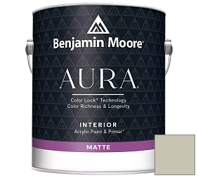 Краска Benjamin Moore Aura Interior Paint - Matte (522) цвет 507 Grecian Green