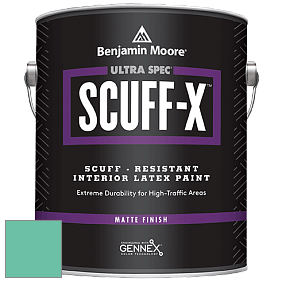 Benjamin Moore 484 Ultra Spec SCUFF-X Interior Matte Finish краска цвет 606 Island Paradise