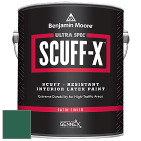 Benjamin Moore 486 Ultra Spec SCUFF-X Interior Satin Finish краска цвет 2046-10 Calypso Green