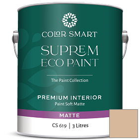 Краска COLOR SMART CS 619 SUPREM ECO PAINT матовая краска цвет AF-195 